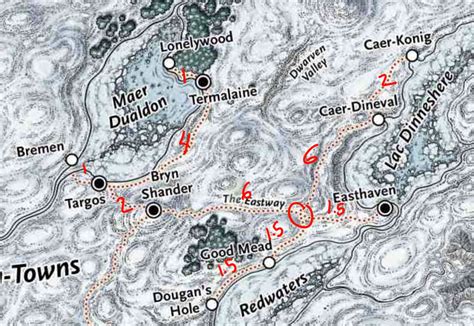 map of 10 towns.